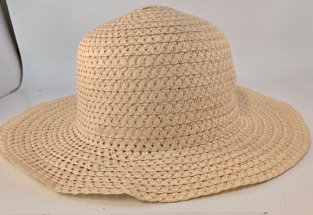 Straw Beach Hat Boho Adult Womens Sunhat Casual Outdoor Beach Ocean Sun Garden
